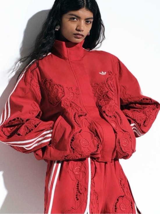 adidas Jackets & Blazers - NWT Adidas Originals x ASOS Oversized Cutwork Track Jacket